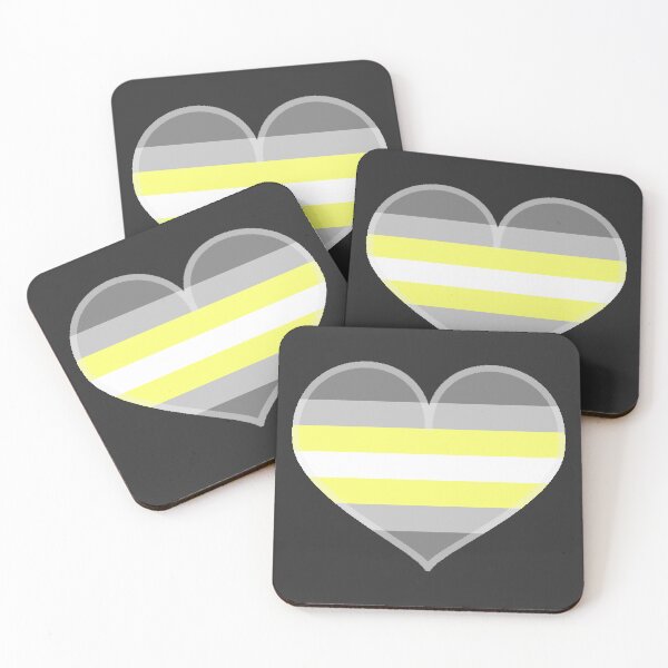 Item preview, Demigender/Deminonbinary Pride Heart [Dark Edition] designed and sold by Roxzania.