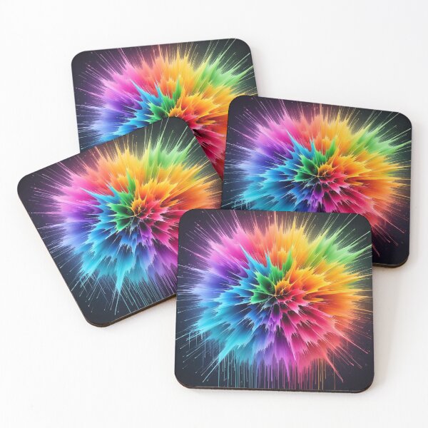 Item preview, Clean Graffiti Paint Burst Neon Explosion Art designed and sold by Xenovita.