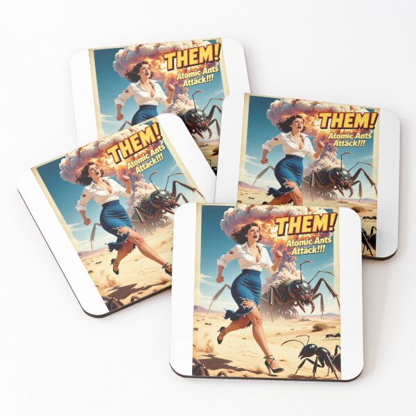 Item preview, THEM! Retro Sci-Fi Movie Poster designed and sold by retro-rockets.