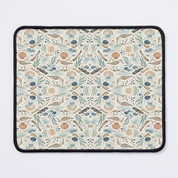 Item preview, Sandpiper Shoreline Seamless Pattern designed and sold by VerdantStudio.