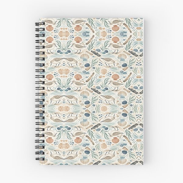 Item preview, Sandpiper Shoreline Seamless Pattern designed and sold by VerdantStudio.