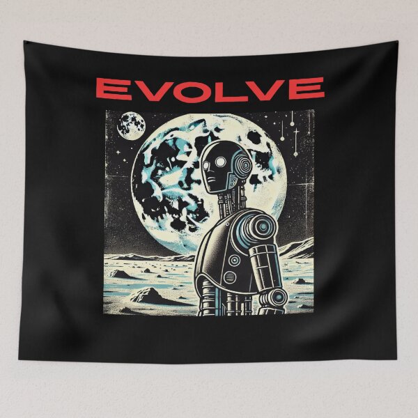 Item preview, Humanoid Robot Evolution T-Shirt | Future of AI & Human Innovation designed and sold by TEEJAMBOREE.