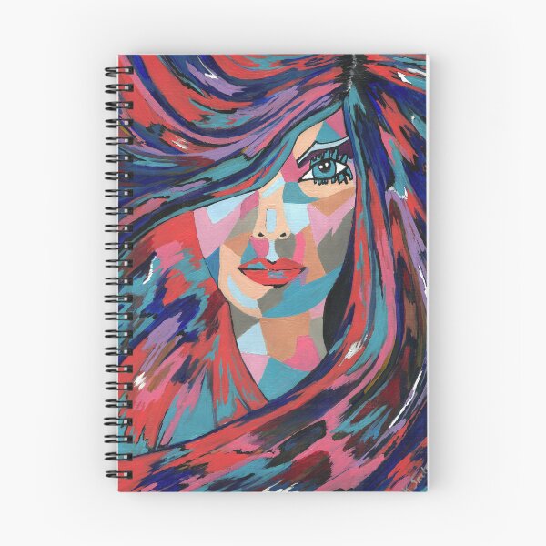 Item preview, Colorful Abstract Beautiful Woman With Long Hair designed and sold by Sartoris Art.