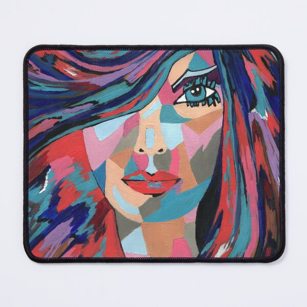 Item preview, Colorful Abstract Beautiful Woman With Long Hair designed and sold by Sartoris Art.