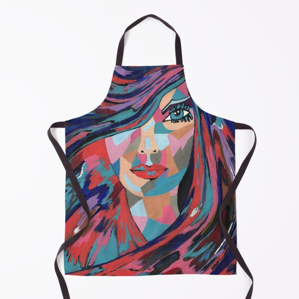 Item preview, Colorful Abstract Beautiful Woman With Long Hair designed and sold by Sartoris Art.