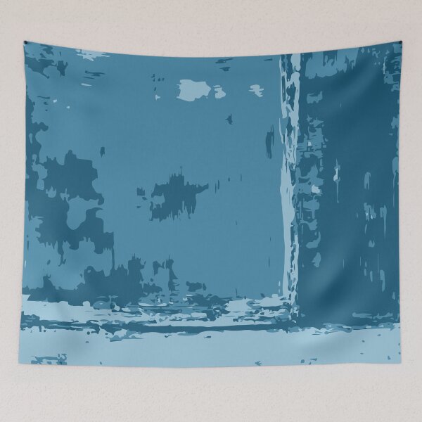 Item preview, Contemporary blue artwork denim designed and sold by epicimagesphoto.