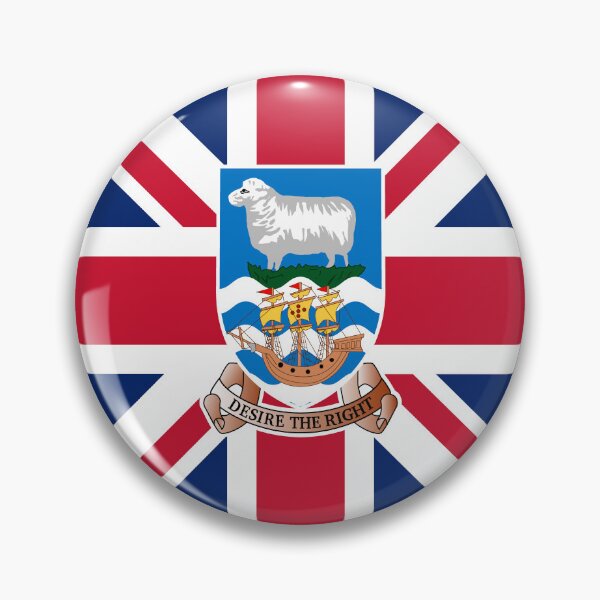Item preview, Falkland Islands Circle Flag FK designed and sold by shitpostee.