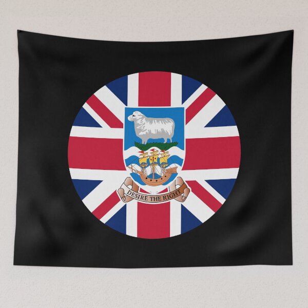 Item preview, Falkland Islands Circle Flag FK designed and sold by shitpostee.