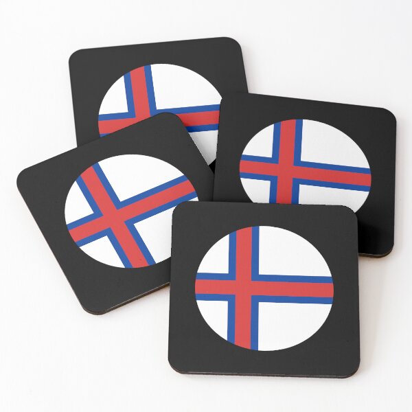 Item preview, Faroe Islands Circle Flag FO designed and sold by shitpostee.