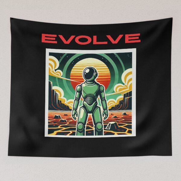 Item preview, Humanoid Robot Evolution T-Shirt | Future of AI & Human Innovation designed and sold by TEEJAMBOREE.