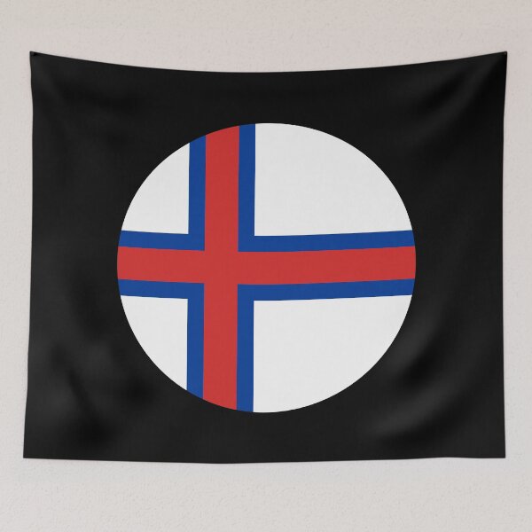 Item preview, Faroe Islands Circle Flag FO designed and sold by shitpostee.