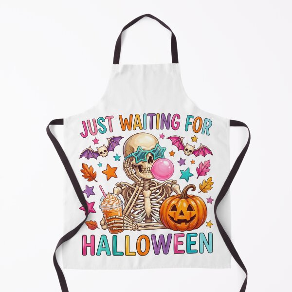 Item preview, Just Waiting For Halloween Skeleton designed and sold by butterflies-new.