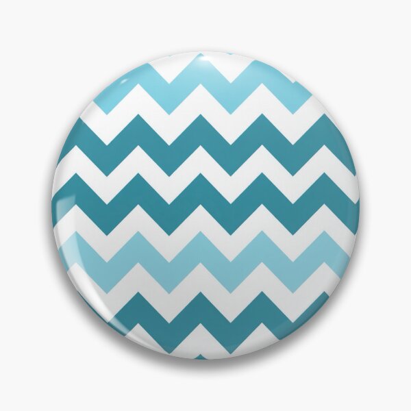 Item preview, Retro Chevron Pattern | Blue Mid Century Modern Geometric Design designed and sold by Vileprint.