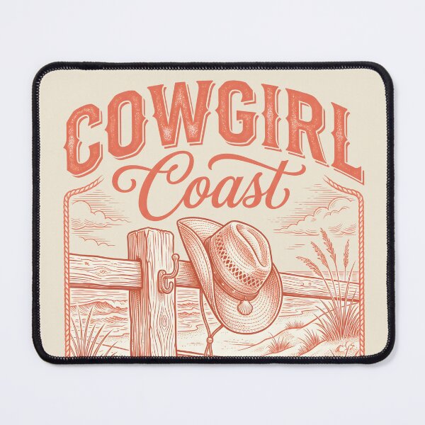 Item preview, Cowgirl Coast – Coastal Cowboy Hat Beach Design designed and sold by Sea Gem.