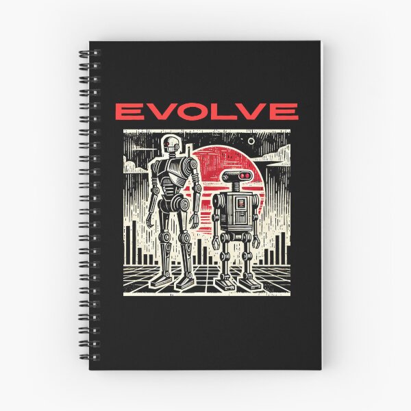 Item preview, Humanoid Robot Evolution T-Shirt | Future of AI & Human Innovation designed and sold by TEEJAMBOREE.
