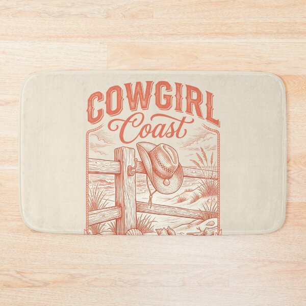 Item preview, Cowgirl Coast – Coastal Cowboy Hat Beach Design designed and sold by Sea Gem.