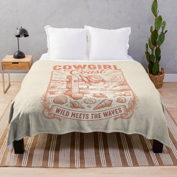 Item preview, Cowgirl Coast – Coastal Cowboy Hat Beach Design designed and sold by Sea Gem.