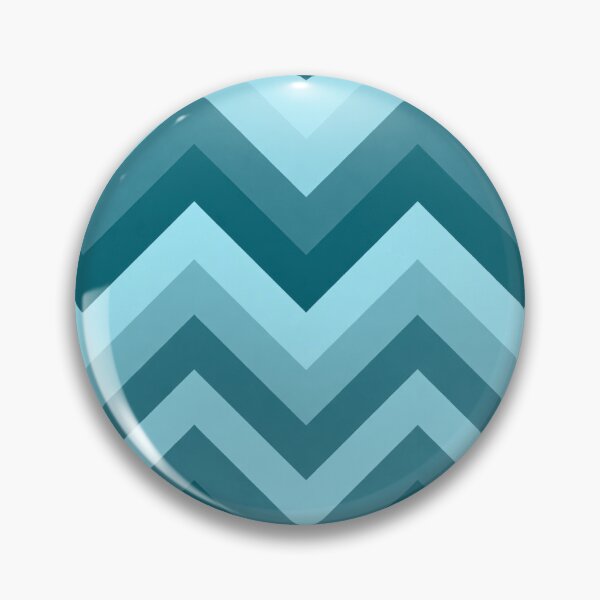 Item preview, Retro Chevron Pattern | Blue Mid Century Modern Geometric Design designed and sold by Vileprint.