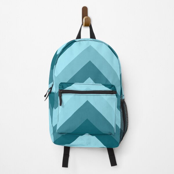 Item preview, Retro Chevron Pattern | Blue Mid Century Modern Geometric Design designed and sold by Vileprint.