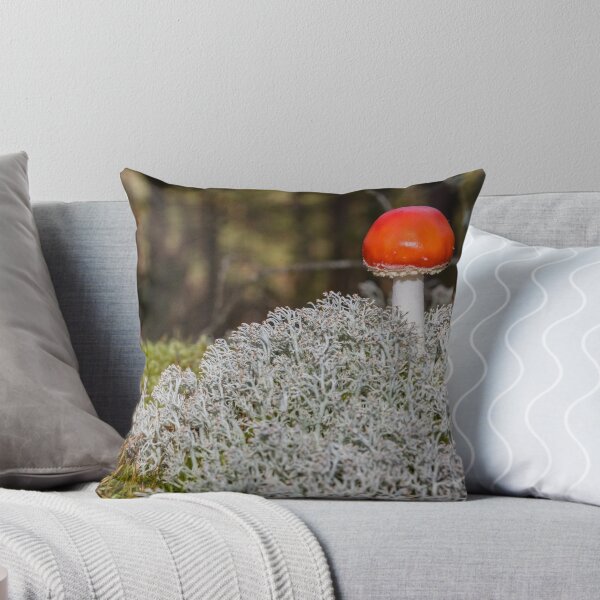 Item preview, Amanita muscaria Mushroom in a Latvian Forest designed and sold by Jon Shore.