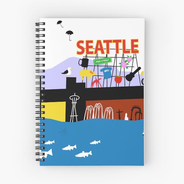 Item preview, Seattle junto a la bahía designed and sold by Darwin Stead Art Merch.