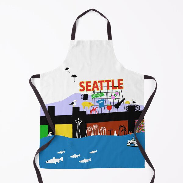 Item preview, Seattle by the Bay designed and sold by Darwin Stead Art Merch.