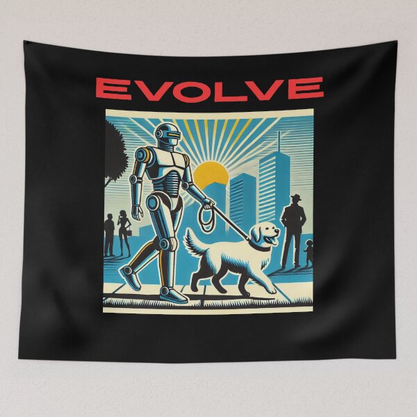 Item preview, Humanoid Robot Evolution T-Shirt | Future of AI & Human Innovation designed and sold by TEEJAMBOREE.