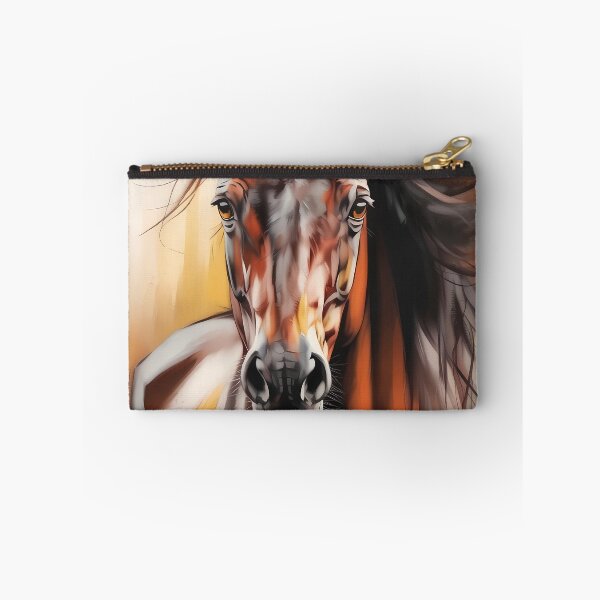 Item preview, Wild Horse Portrait Oil Painting Windswept Mane designed and sold by SellingWSarah17.