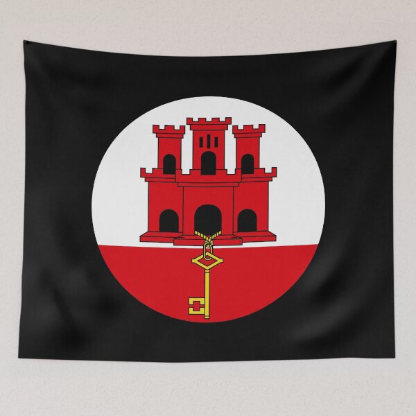 Item preview, gibraltar circle flag designed and sold by shitpostee.
