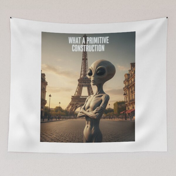 Artikelvorschau, Alien in Paris entworfen und verkauft von Polskey.