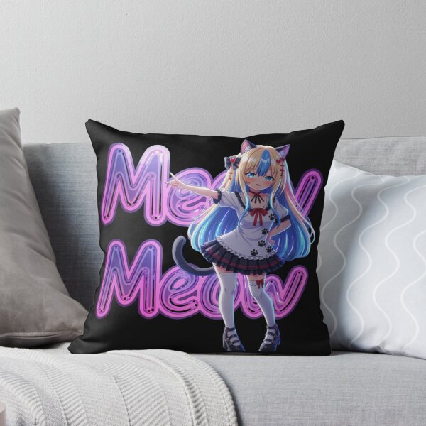 Item preview, Meow Meow | Cute Neko Anime Girl | Kawaii catgirl memes designed and sold by Revyra Design .