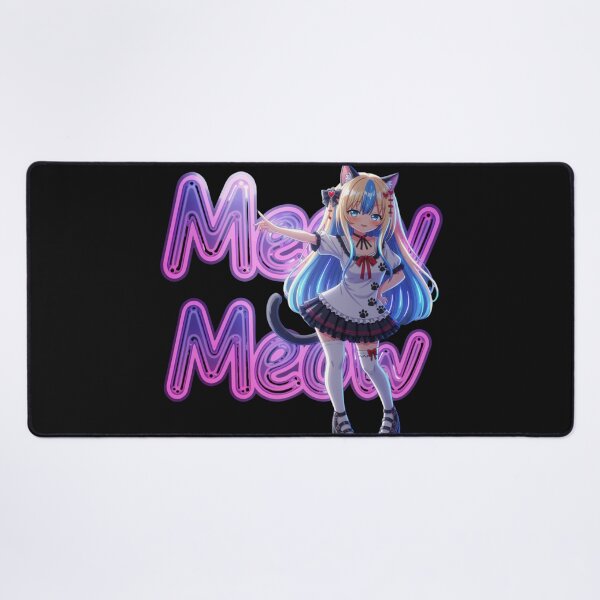Item preview, Meow Meow | Cute Neko Anime Girl | Kawaii catgirl memes designed and sold by Revyra Design .