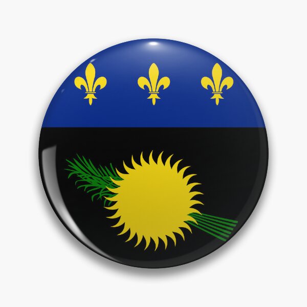 Item preview, Guadeloupe Circle Flag GP designed and sold by shitpostee.