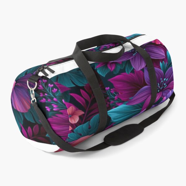 Item preview, The Secret Garden of the Nocturnal Tropics: Neon Tropical Hibiscus - Exotic Floral Pattern of Hibiscus & Monstera on a Dark Background designed and sold by RAYBIL.