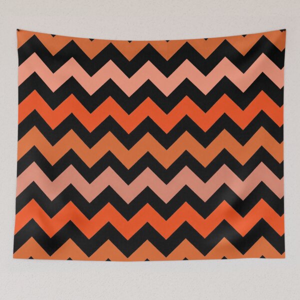 Item preview, Retro Chevron Pattern | Burnt Orange Mid Century Modern Geometric Design designed and sold by Vileprint.