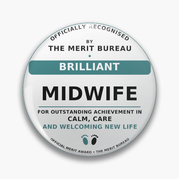 Item preview, Midwife Thank You Gift | Brilliant Midwife Appreciation Award designed and sold by TheMeritBureau.