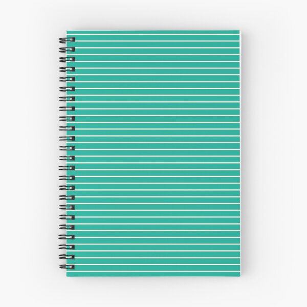 Item preview, Horizontal pin stripes teal and moonlight designed and sold by Hanna McCown.