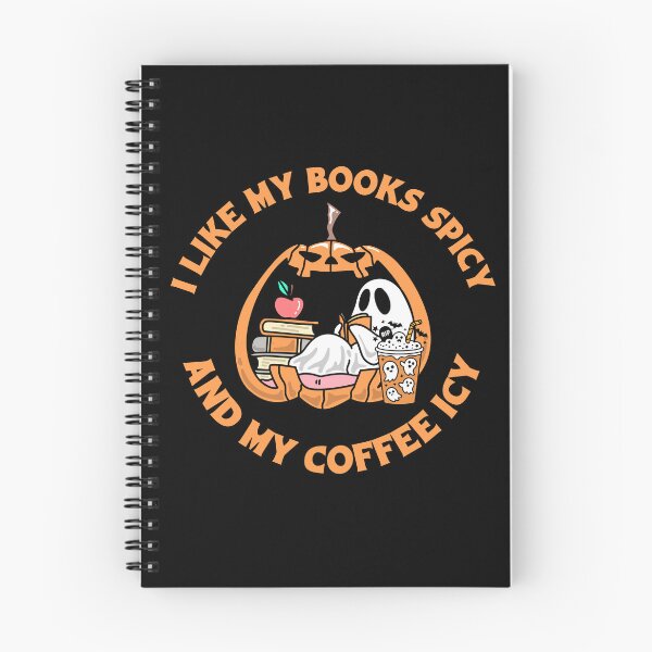 Item preview, I like my books spicy and my coffee icy designed and sold by BritishDelights.