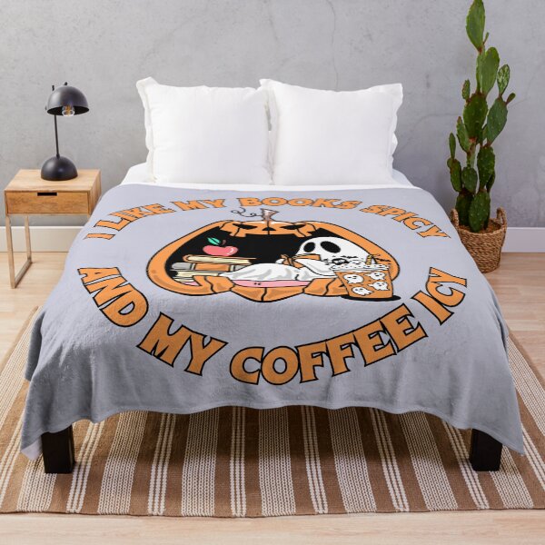Item preview, I like my books spicy and my coffee icy designed and sold by BritishDelights.