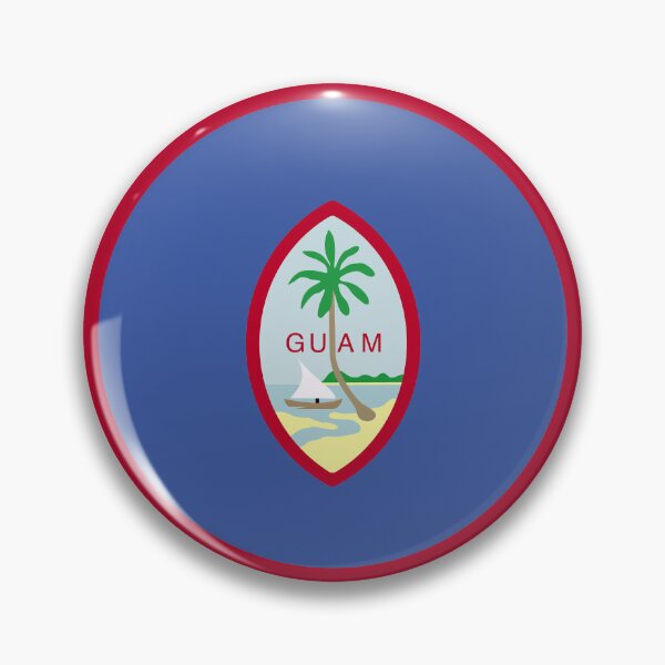 Item preview, Guam Circle Flag GU designed and sold by shitpostee.