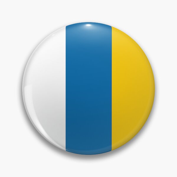 Item preview, Canary Islands Circle Flag IC designed and sold by shitpostee.