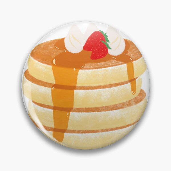 Item preview, Fluffy Pancakes | Stack with Maple Syrup, Strawberries & Whipped  designed and sold by Hikari-Suigetsu.