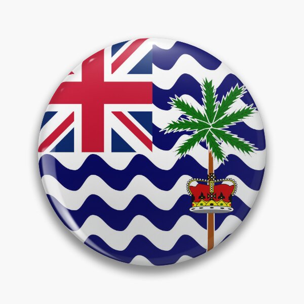 Item preview, British Indian Ocean Territory Circle Flag IO designed and sold by shitpostee.