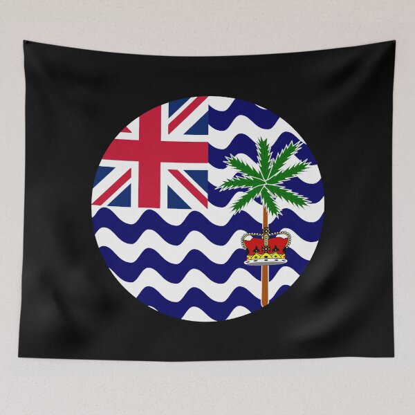 Item preview, British Indian Ocean Territory Circle Flag IO designed and sold by shitpostee.