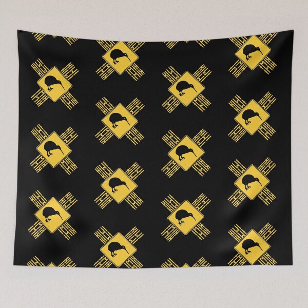 Item preview, KIWI Crossing (on Black) designed and sold by PawsitiveMum3.