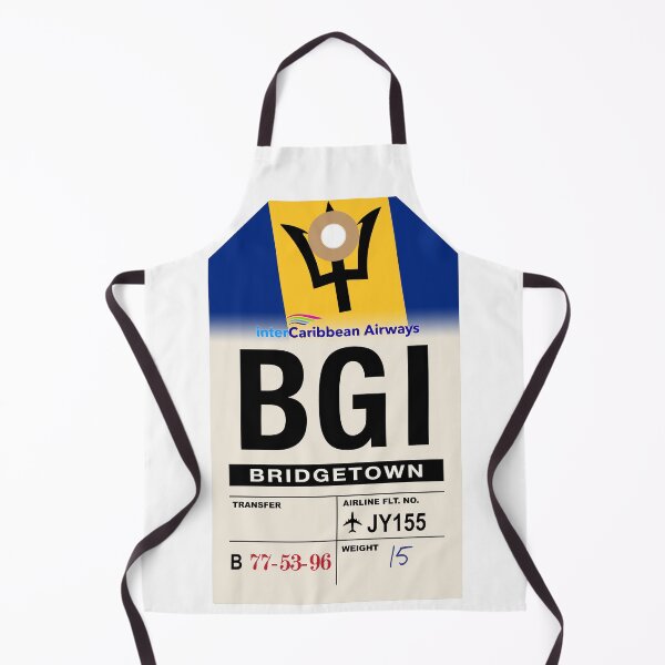 Item preview, Bridgetown (BGI) Barbados Airline Luggage Tag designed and sold by travelwitheric.