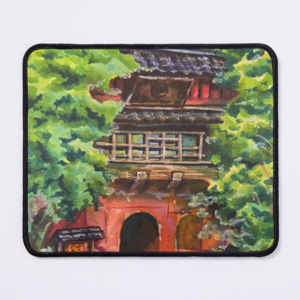 Item preview, Marker Print of Spirited Away Temple designed and sold by jadexjournal.