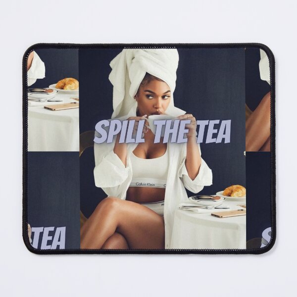Item preview, Spill The Tea Morning Bathrobe Aesthetic Graphic designed and sold by RaeBoutique.