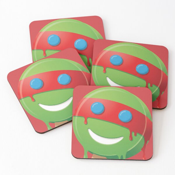 Item preview, Ninja Turtle Popsicle Raph Retro Ice Cream Art designed and sold by webninja.