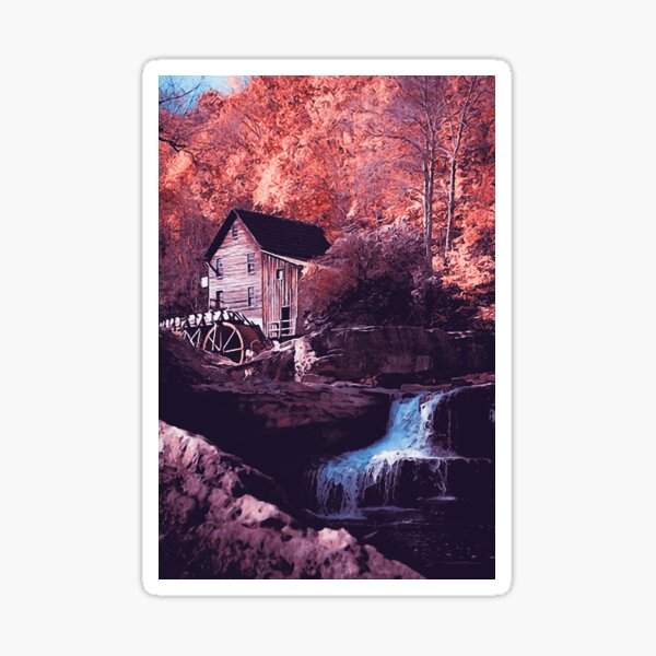 Item preview, An old watermill  designed and sold by AM FineArtPrints.